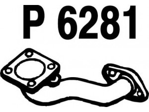 FENNO P6281 išleidimo kolektorius 
 Išmetimo sistema -> Išmetimo vamzdžiai
BM70608, 14190-63J00