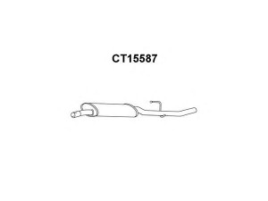 VENEPORTE CT15587 vidurinis duslintuvas 
 Išmetimo sistema -> Duslintuvas
1717Q6, 9456200180