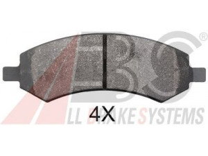 A.B.S. 37861 stabdžių trinkelių rinkinys, diskinis stabdys 
 Techninės priežiūros dalys -> Papildomas remontas
5143350AB, 5143350AC