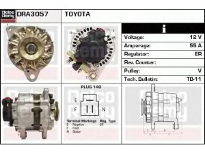 DELCO REMY DRA3057 kintamosios srovės generatorius 
 Elektros įranga -> Kint. sr. generatorius/dalys -> Kintamosios srovės generatorius