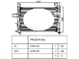 PARTS-MALL PXNCB-003 kondensatorius, oro kondicionierius 
 Oro kondicionavimas -> Kondensatorius
KK17461480, KK17461480A, KK17461480C