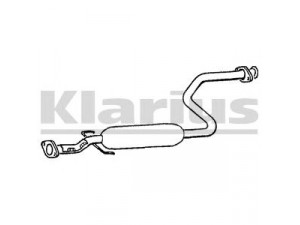 KLARIUS RR225M vidurinis duslintuvas 
 Išmetimo sistema -> Duslintuvas
GEX33542, GEX33716, GEX43716, GEX33542