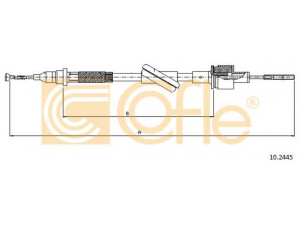COFLE 10.2445 sankabos trosas 
 Sankaba/dalys -> Sankabos valdymas -> Sankabos trosas
1011805, 1086288