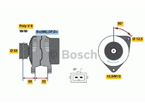 BOSCH 0 986 044 681 kintamosios srovės generatorius 
 Elektros įranga -> Kint. sr. generatorius/dalys -> Kintamosios srovės generatorius
1015822, 1018872, 1032140, 1045390