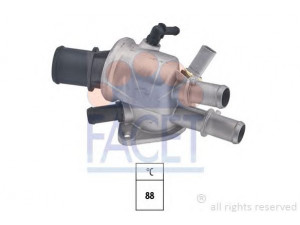 FACET 7.8181 termostatas, aušinimo skystis 
 Aušinimo sistema -> Termostatas/tarpiklis -> Thermostat
60815681, 46546375