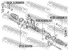 FEBEST 0121-ACM26LH skersinės vairo trauklės galas 
 Vairavimas -> Vairo mechanizmo sujungimai
45046-49125