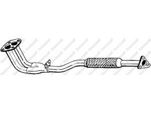 BOSAL 836-271 išleidimo kolektorius 
 Išmetimo sistema -> Išmetimo vamzdžiai
18210-DE0-A10, 18210-SE0-910, 18210-SE0-A10