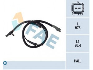FAE 78031 jutiklis, rato greitis 
 Elektros įranga -> Jutikliai
14.941.670.80, 1494167080, 4545.96