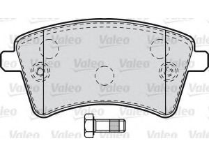 VALEO 601010 stabdžių trinkelių rinkinys, diskinis stabdys 
 Techninės priežiūros dalys -> Papildomas remontas
4154210610, 410601334R, 410603750R