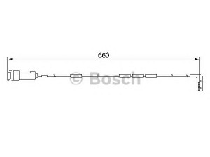 BOSCH 1 987 474 930 įspėjimo kontaktas, stabdžių trinkelių susidėvėjimas 
 Stabdžių sistema -> Susidėvėjimo indikatorius, stabdžių trinkelės