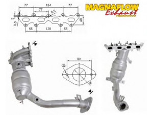 MAGNAFLOW 71820 katalizatoriaus keitiklis 
 Išmetimo sistema -> Katalizatoriaus keitiklis
46744987