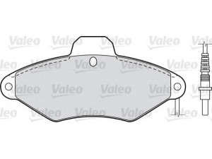 VALEO 598031 stabdžių trinkelių rinkinys, diskinis stabdys 
 Techninės priežiūros dalys -> Papildomas remontas
4251-56, 425156, 4252-91, 425291