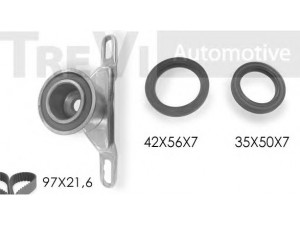 TREVI AUTOMOTIVE KD1068S paskirstymo diržo komplektas 
 Techninės priežiūros dalys -> Papildomas remontas