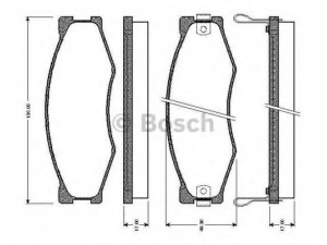 BOSCH 0 986 TB2 098 stabdžių trinkelių rinkinys, diskinis stabdys 
 Techninės priežiūros dalys -> Papildomas remontas
41060 11P26, 41060 11P91, 41060 11P93