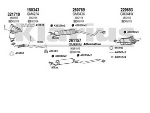KLARIUS 391236E išmetimo sistema 
 Išmetimo sistema -> Išmetimo sistema, visa