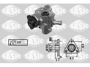 SASIC 7076078 hidraulinis siurblys, vairo sistema 
 Vairavimas -> Vairo pavara/siurblys
8E0145155N, 8E0145155N