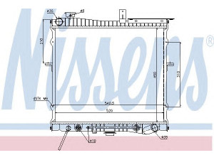 NISSENS 66644 radiatorius, variklio aušinimas 
 Aušinimo sistema -> Radiatorius/alyvos aušintuvas -> Radiatorius/dalys
0K058-15-200, OK058-15-200