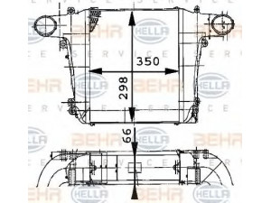 HELLA 8ML 376 724-131 tarpinis suslėgto oro aušintuvas, kompresorius
14461-G4800