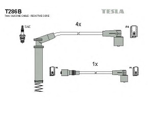 TESLA T286B uždegimo laido komplektas 
 Kibirkšties / kaitinamasis uždegimas -> Uždegimo laidai/jungtys
1282095, 90443943