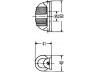 HELLA 2BA 001 227-201 indikatorius
KDWHLO9209, 3 059 695 R 91, 7.521.104.000