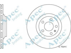 APEC braking DSK2260 stabdžių diskas 
 Dviratė transporto priemonės -> Stabdžių sistema -> Stabdžių diskai / priedai
4F0615601F