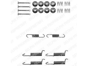 DELPHI LY1315 priedų komplektas, stovėjimo stabdžių trinkelės 
 Stabdžių sistema -> Rankinis stabdys