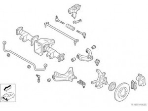 HERTH+BUSS JAKOPARTS N02294-VA vairavimo mechanizmas; rato pakaba 
 Ašies montavimas/vairavimo mechanizmas/ratai -> Prekių paieška pagal schemą