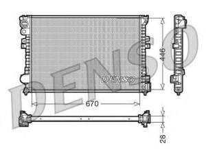 DENSO DRM07050 radiatorius, variklio aušinimas 
 Aušinimo sistema -> Radiatorius/alyvos aušintuvas -> Radiatorius/dalys
1301Y5, 1475844080, 1301Y4, 1301Y5