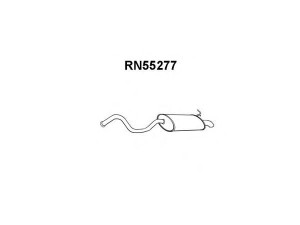 VENEPORTE RN55277 galinis duslintuvas 
 Išmetimo sistema -> Duslintuvas
7700425696, 7700426204, 7700824707