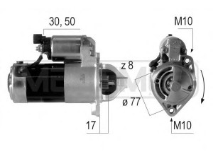 MESSMER 220459 starteris 
 Elektros įranga -> Starterio sistema -> Starteris
36100-2A100