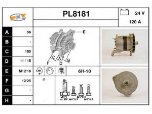 SNRA PL8181 kintamosios srovės generatorius
666754, 420247