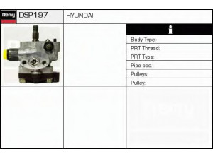 DELCO REMY DSP197 hidraulinis siurblys, vairo sistema 
 Vairavimas -> Vairo pavara/siurblys