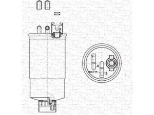 MAGNETI MARELLI 213908548000 kuro filtras 
 Techninės priežiūros dalys -> Papildomas remontas
1j0-127-401, 2D0-127-399, 46473803