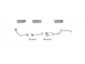 VENEPORTE 570504 išmetimo sistema 
 Išmetimo sistema -> Išmetimo sistema, visa
