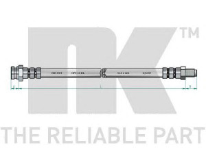 NK 853009 stabdžių žarnelė 
 Stabdžių sistema -> Stabdžių žarnelės
MB238153, MB587751, MB857532, MB857545