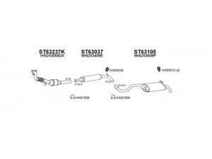 VENEPORTE 630088 išmetimo sistema 
 Išmetimo sistema -> Išmetimo sistema, visa