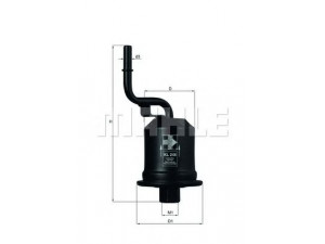 KNECHT KL 246 kuro filtras 
 Filtrai -> Kuro filtras
2330022040, 2330022050