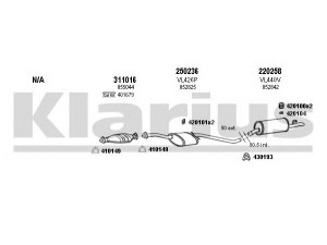 KLARIUS 390634E išmetimo sistema 
 Išmetimo sistema -> Išmetimo sistema, visa