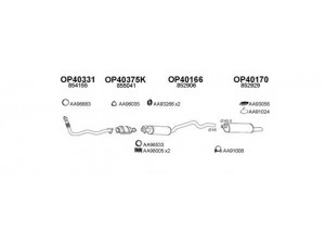 VENEPORTE 400047 išmetimo sistema 
 Išmetimo sistema -> Išmetimo sistema, visa