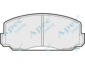 APEC braking PAD293 stabdžių trinkelių rinkinys, diskinis stabdys 
 Techninės priežiūros dalys -> Papildomas remontas
45022671305, 45022671315, 45022671671
