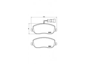 BREMBO P 23 100 stabdžių trinkelių rinkinys, diskinis stabdys 
 Techninės priežiūros dalys -> Papildomas remontas
71772217, 77363627