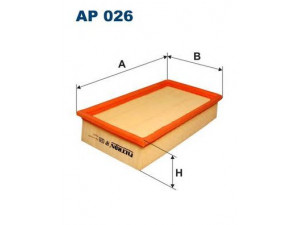 FILTRON AP026 oro filtras 
 Techninės priežiūros dalys -> Techninės priežiūros intervalai
13 72 1 720 861, 13711247465, 13721247842