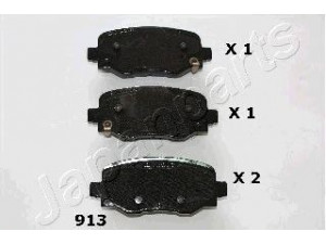 JAPANPARTS PP-913AF stabdžių trinkelių rinkinys, diskinis stabdys 
 Techninės priežiūros dalys -> Papildomas remontas
7 736 714 5