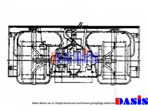 AKS DASIS 749560N elektrovariklis, vidinis pūtiklis 
 Šildymas / vėdinimas -> Orpūtė/dalys
81619300036