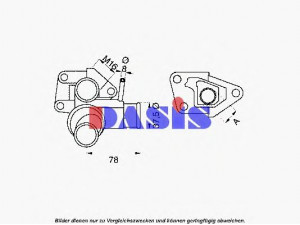 AKS DASIS 750907N termostatas, aušinimo skystis