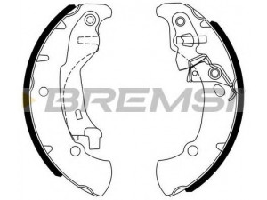 BREMSI GF0395 stabdžių trinkelių komplektas 
 Techninės priežiūros dalys -> Papildomas remontas
0449587Z01, 0449587Z01000, 8500000151559