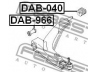 FEBEST DAB-966 valdymo svirties/išilginių svirčių įvorė
352349, 90335966