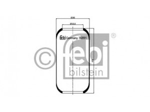FEBI BILSTEIN 35891 dėklas, pneumatinė pakaba 
 Pakaba -> Pneumatinė pakaba
5.000.296.816, 0 0813 9068, 0813 9068