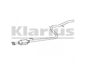 KLARIUS 311615 katalizatoriaus keitiklis 
 Išmetimo sistema -> Katalizatoriaus keitiklis
46559528, 46833445, 55183290, 46559528