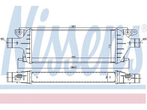 NISSENS 96484 tarpinis suslėgto oro aušintuvas, kompresorius 
 Variklis -> Oro tiekimas -> Įkrovos agregatas (turbo/superįkrova) -> Tarpinis suslėgto oro aušintuvas
13620-79J80, 71750567, 13620-79J80